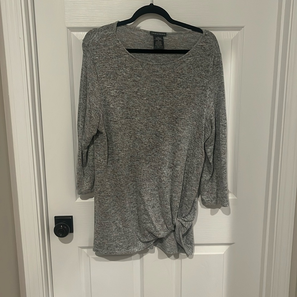 Sweater style long sleeve shirt